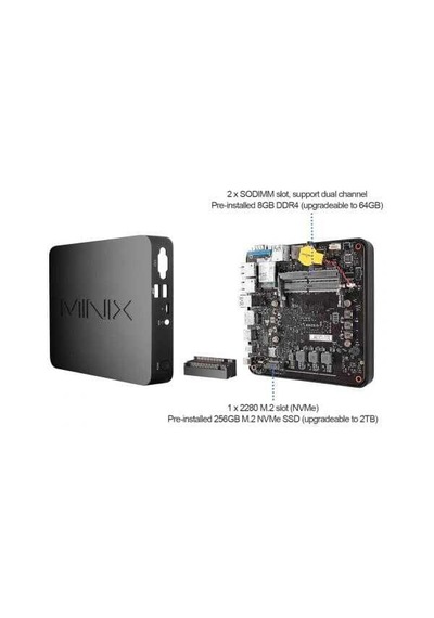 Minix Ngc-3 Pro Mini Bilgisayar - Intel İ3-10110u - Win 11 Pro