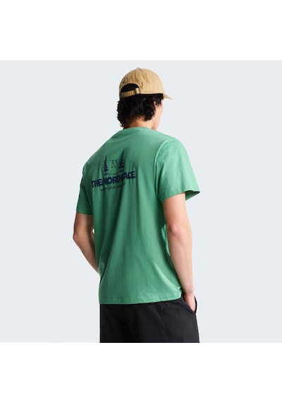The North Face M Campıng Relaxed Short Sleeve Tee-graph Erkek Tişört Nf0a8gqmg571 Yeşil