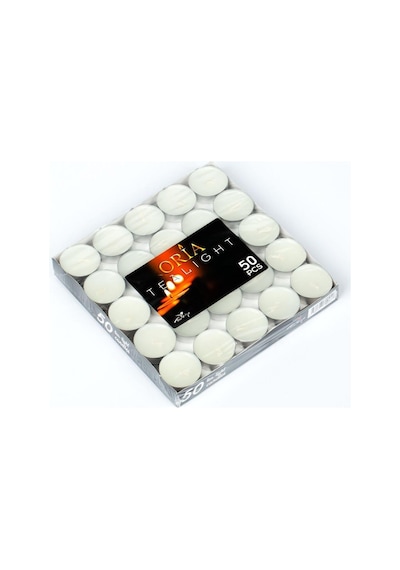 Horeca Tealight Mum 12 Gr X 50 5 Saat Ve Üzeri Yanış Süresi Beyaz