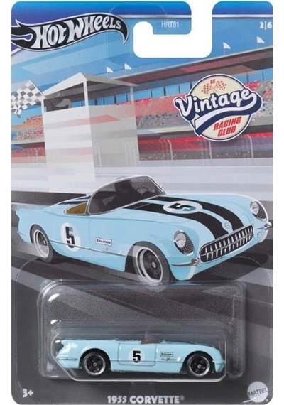 Mattel Hot Wheels 2024 1955 Corvette Vintage Racing Hrv01