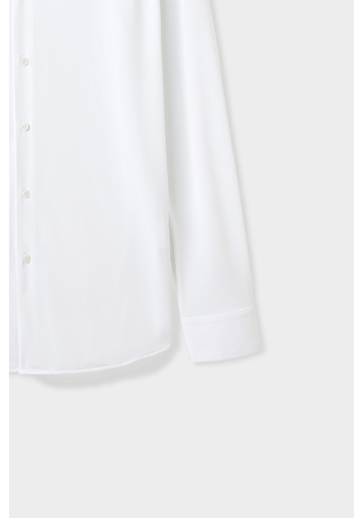 Twn Slim Fit Beyaz Örme Gömlek 5ec02ım02259m Çok Renkli