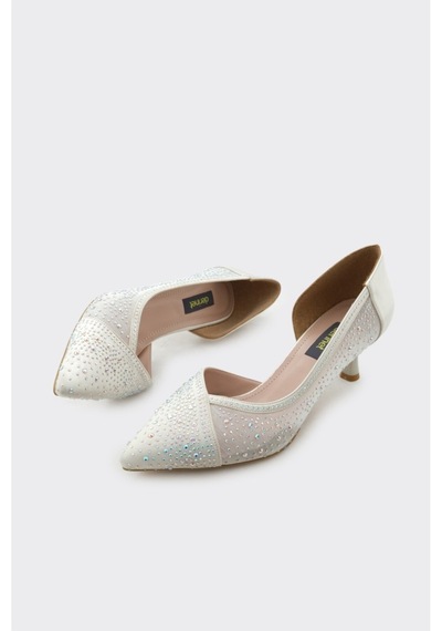Derinet Melina Kısa Topuklu Stiletto Sedef SEDEF