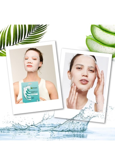 Garnier Hyaluronik Aloe Tazeleyici Kağıt Yüz Maskesi Garnier Hyaluronik Aloe Tazeleyici Kağıt Yüz Maskesi
