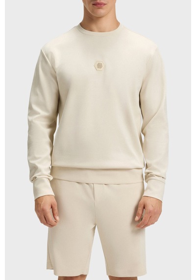 Boss Erkek Sweat 50543859 131 Bej Bej