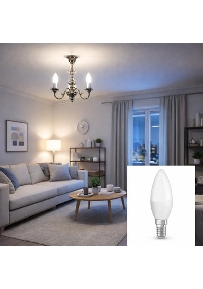 Led Mum Ampul 4.9w 40w Eşdeğer E14 Duy 470 Lümen Dekoratif Led Ampul Dim Edilemez Enerji Tasarruflu Diğer