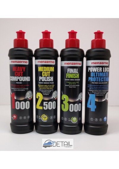 Menzerna 1000 2500 3000 Powerlock Kalın Pasta Boya Kor. Seti 250