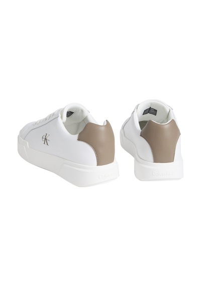 Erkek Chunky Cupsole Laceup Lth Ayakkabı Ym0ym0134405o Beyaz