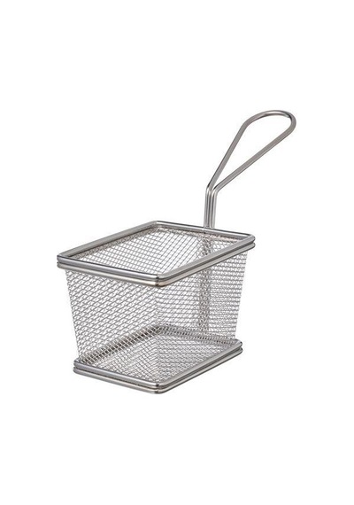 Kulplu Servis Sepeti, MeridyenDukkan Çelik 10Cm Patates-Garnitür