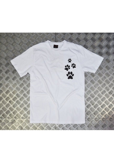 Stoned&Fame Pati Baskılı T-shirt Beyaz