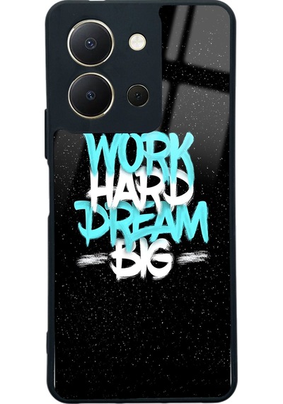 Vivo Y36 Uzay Motto Tasarımlı Glossy Telefon Kılıfı Çok Renkli