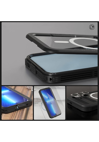 Samsung Galaxy S24 Plus İle Uyumlu Kılıf Su Geçirmez 360 Derece Koruma Waterproof Telefon Kılıfı