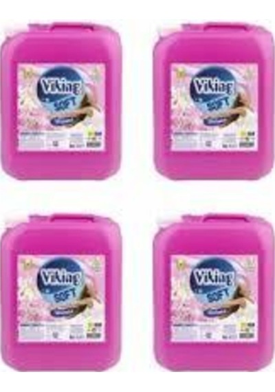 Soft Gül Zambak Yumuşatıcı 5 Lt 4 Adet Diğer