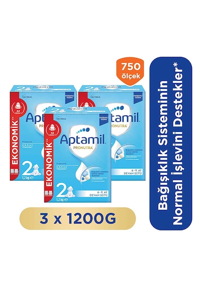 Aptamil 2 Devam Sütü 1200 G  3 Adet