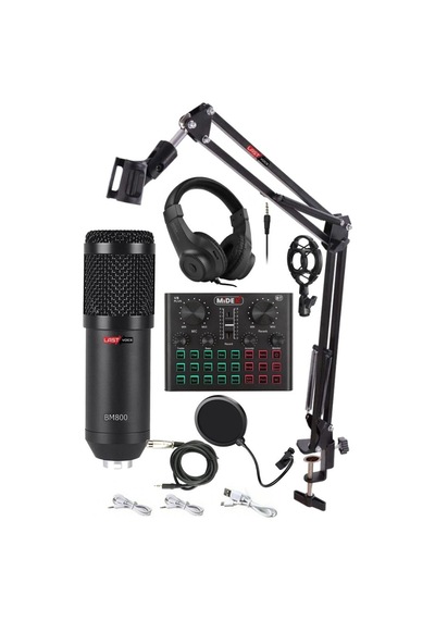 Lastvoice BM800 Live Head Set Efektli Ses Kartı Mikrofon Kulaklık