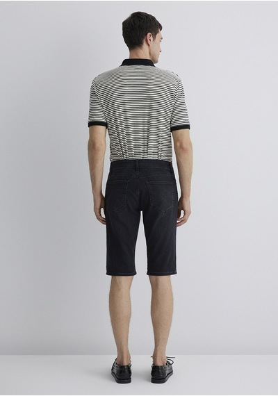 Mavi - Nicholas Dark Smoke Mavi Black Jean Şort 0416081307 Turuncu