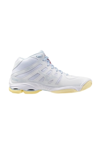 Mizuno Wave Voltage 2 Mıd Kadın Voleybol Ayakkabısı Beyaz Çok Renkli