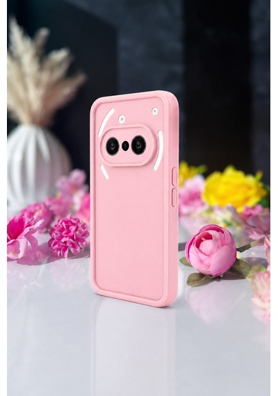 Nothing Phone 3a Uyumlu Kamera Çıkıntılı Mat Silikon Telefon Kılıfı Resimdeki