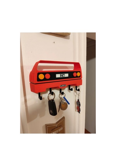 Ferrari F40 Tasarımlı Anahtar Askılığı Arka Görünüm