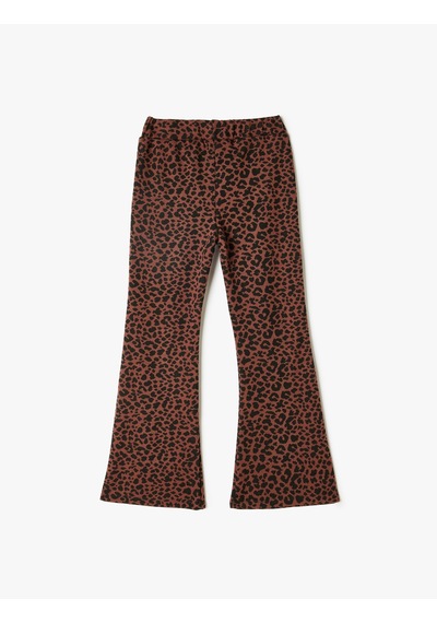 Koton İspanyol Paça Pantolon Leopar Desenli Beli Lastikli Kahverengi Desenli 5wkg40239ak Kahverengi Desenli Kahverengi Koton İspanyol Paça Pantolon Leopar Desenli Beli Lastikli Kahverengi Desenli 5wkg40239ak Kahverengi Desenli Kahverengi
