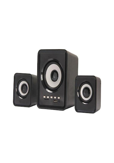 Torima D23 Bluetooth Hoparlör 3.5mm Jack Kablolu Bilgisayar Hoparlörü Siyah