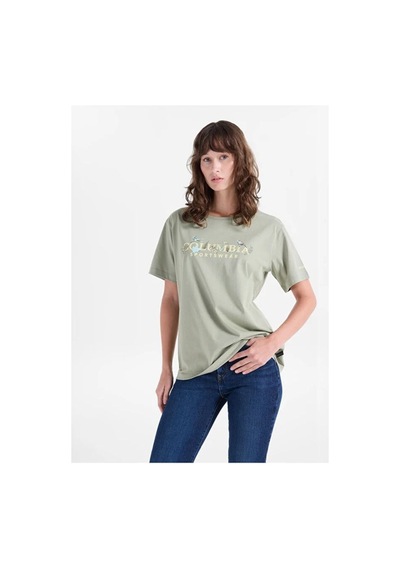 Columbia Csc W Outback Critters 2 Ss Tee Kadın Tişört Cs0427 Yeşil