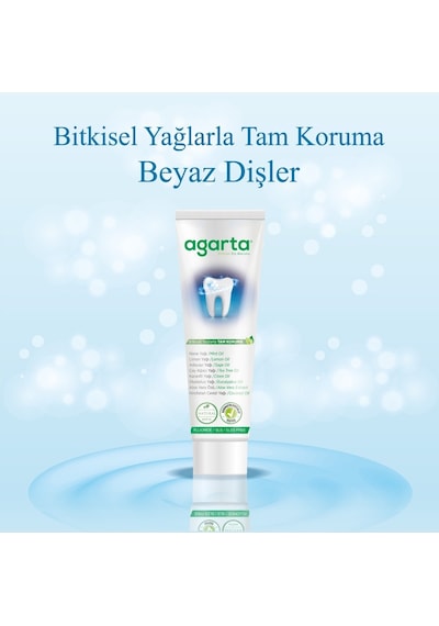 Agarta Doğal Diş Macunu 100ml Bitki Özlü 3 Lü Set Beyazlık