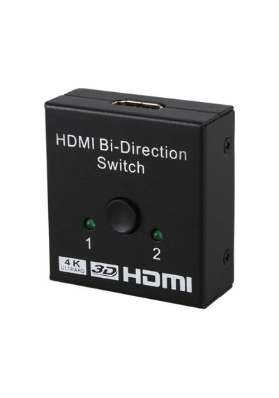 Powermaster Pm-19903 Çift Yönlü 2 Port Hdmı Splitter Çoklayıcı Birleştirici Switch