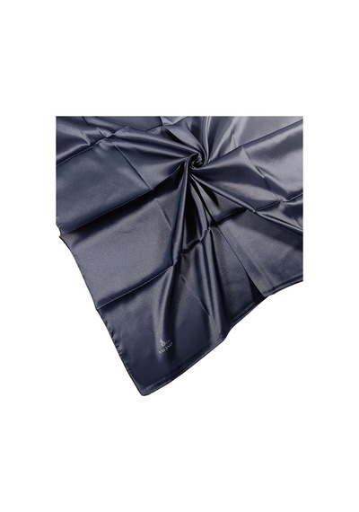 Mim Eşarp Mısırlı Eşarpları Degrade Kristal Sport Bulut Desenli Polyester Eşarp Koyu Lacivert - Koyu Vizon