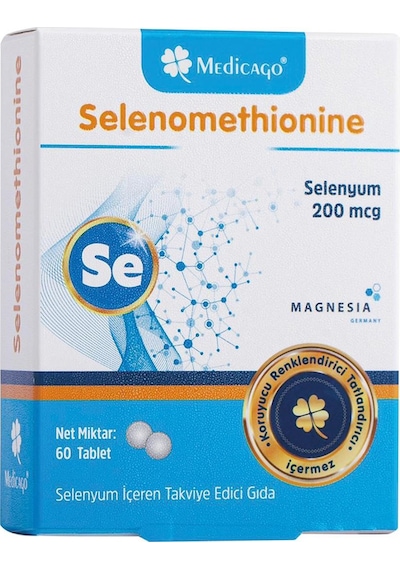 Medicago Selenomethionine Selenyum 200 mcg 60 Tablet 868178805419