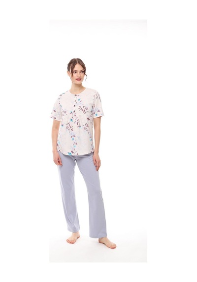 Pijadore 1450 Kadın Kısa Kollu Pijama Takım 001