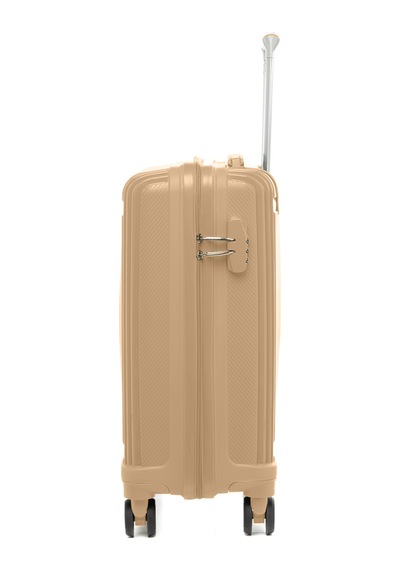 Unisex Jmy8101.06 John May Pp Silikon Valiz Küçük Boy 57x35x25cm Vizon Vizon