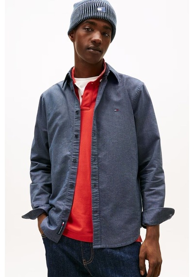 Tommy Hilfiger Tjm Oxford Gömlek-12903 Çok Renkli