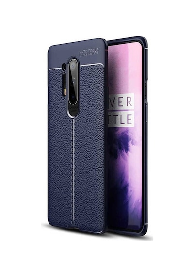 One Plus 8 Pro Kılıf Zore Niss Silikon Kapak Lacivert