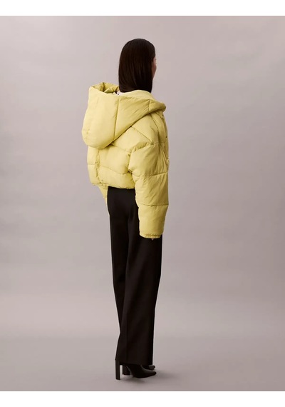 Calvin Klein Blanket Jacket Yeşil Kadın Mont
