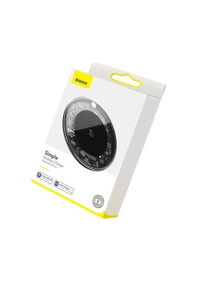 Baseus Simple 15w Upgraded Version Wireless Kablosuz Şarj Cihazı Şeffaf