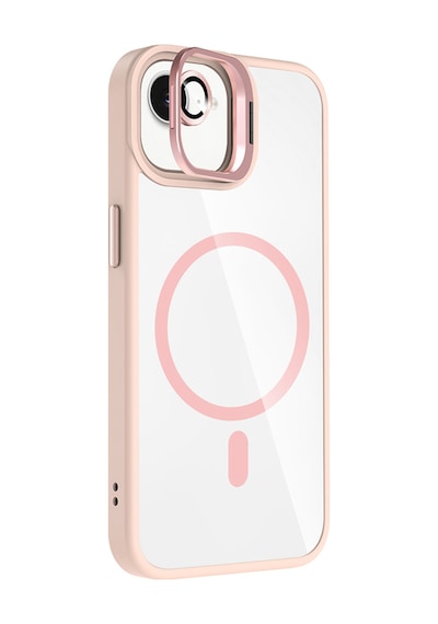 Apple İphone 16e Kılıf Standlı Ve Kamera Lens li M-safe Şarj Özellikli Sararmaz Kılıf