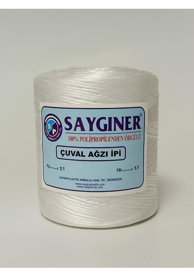 Çuval Ağzı İpi -1 Kg 1 Bobin Beyaz