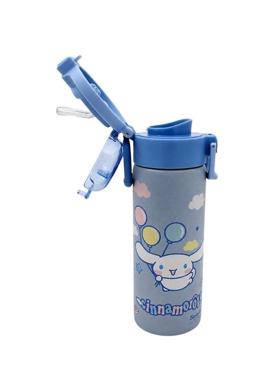 Cinnamoroll Çift Fonksiyon Kapaklı Çelik Matara 600ml 3831 Çok Renkli