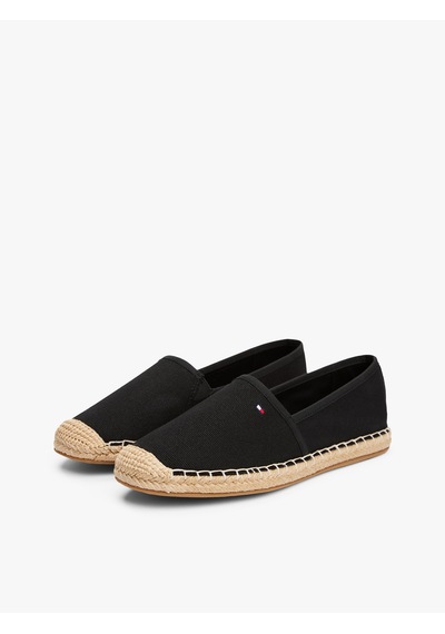 Tommy Hilfiger Kadın Marka Logolu Günlük Kullanıma Uygun Siyah Espadril Fw0fw08541 Bds