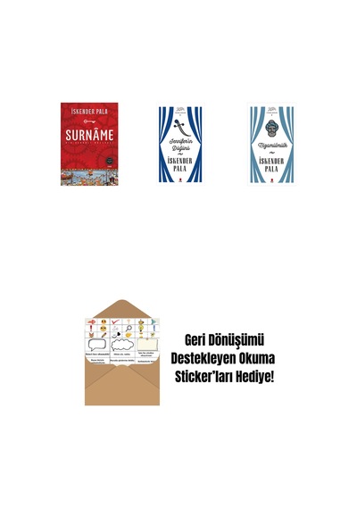 Surnâme - Bir Osmanlı Mâcerası + Jennifer In Düğünü Ciltli + Nizamülmülk Ciltli + Okuma Sticker'ları
