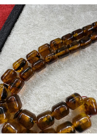 Albos Mücevherat Litvanya Damla Kehribar 20 Gram Tesbih Kapsül Kesim Sarı Aksesuar