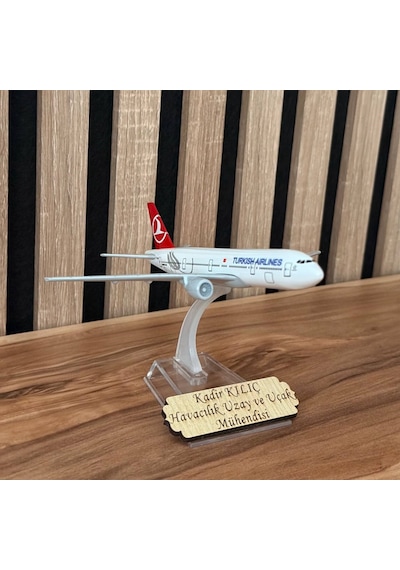 Thy Boeing 777-300 Model Uçak 1/250 Ölçek Metal Gövde İsim Yazılabilir Myk Hediye Ve Sanat Atölyesi Üretimi
