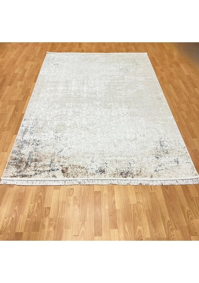 Bulut Desenli 200 X 300 Yün Halı Gri