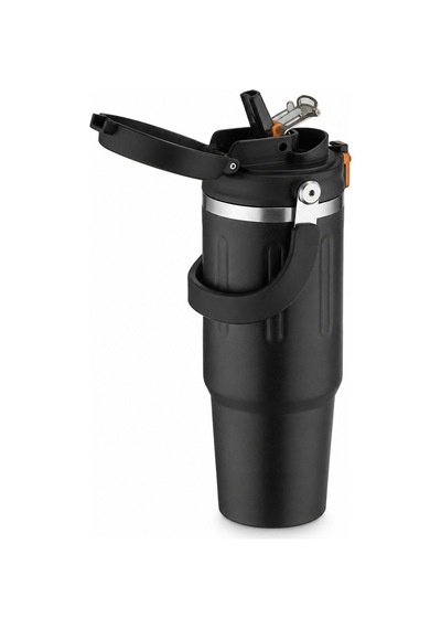 Shotay Campıng Çelik Mug Siyah 900 Ml.