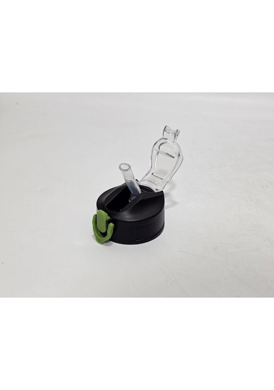 Otomatik Pipetli Su Matarası Yedek Kapağı 57mm Siyah-yeşil Çok Renkli