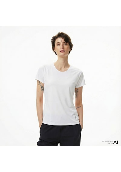 Salomon Sense Aero Kadın Beyaz Koşu T-shirt Lc2099100 Beyaz
