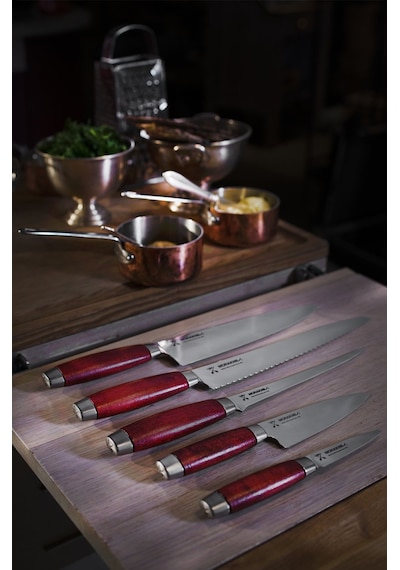 Morakniv Classic 1891 Steak Bıçağı 2li Hediyelik Set Siyah - Kırmızı