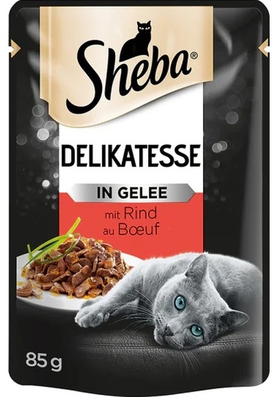 Sheba Delıkatesse Sığır Etli Pouch Konserve Yetişkin Kedi Maması 85 G