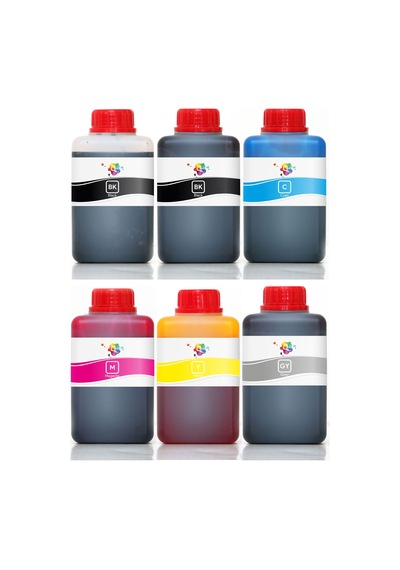 QC Canon Pixma TS9550 Uyumlu Yazıcı Mürekkep Seti 500ml 6 Renk
