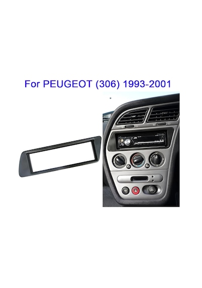 Peugeot 306 İle Uyumlu 1993-2001 1-dın Teyp Çerçevesi